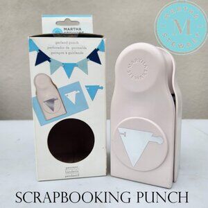 Martha Stewart pennant GARLAND Paper Punch Scrapbooking Card Making bunting